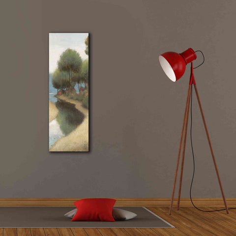Image of 'By the Waterways Portrait II' by James Wiens, Canvas Wall Art,12 x 36