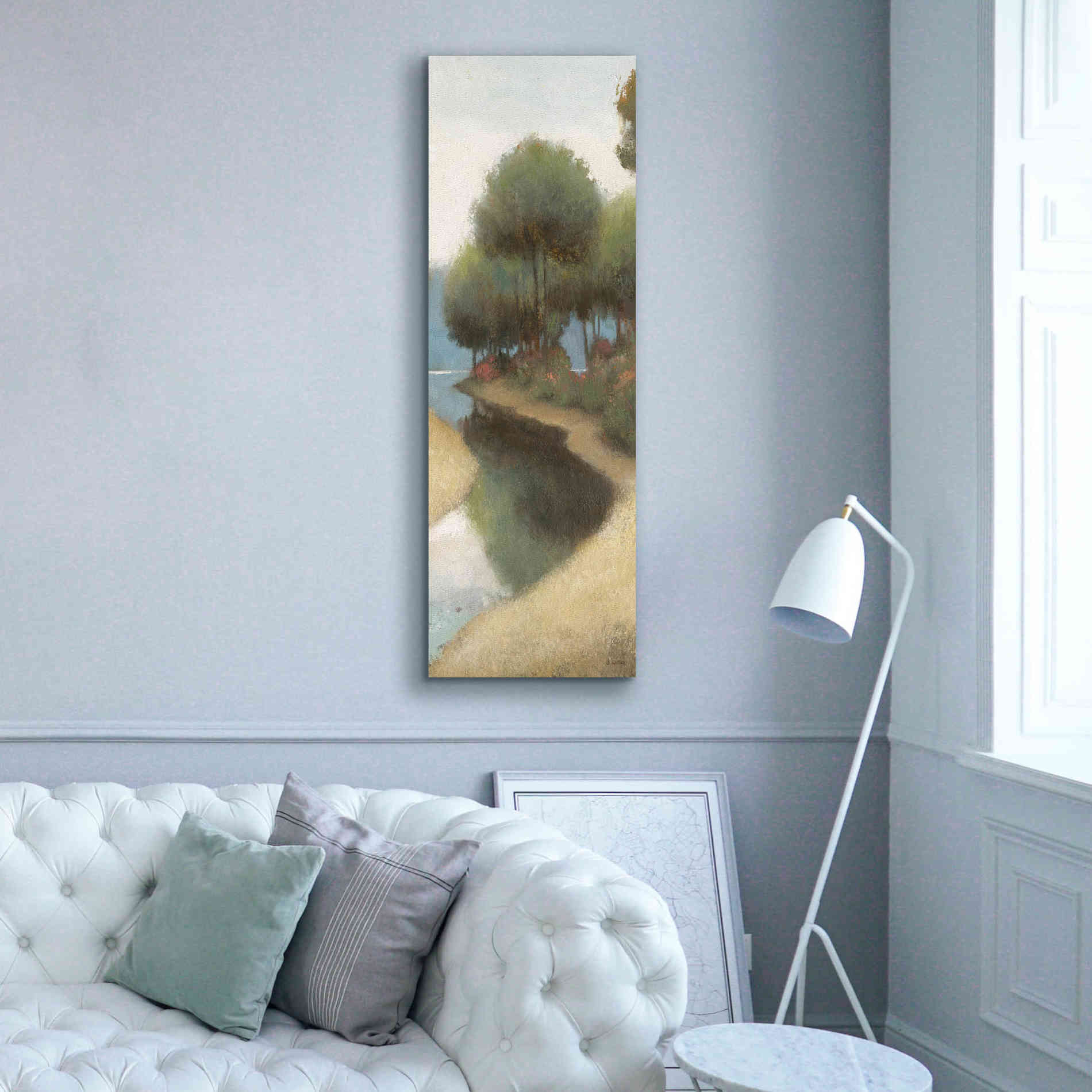 'By the Waterways Portrait II' by James Wiens, Canvas Wall Art,20 x 60
