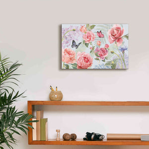 'Boho Bouquet I Blue' by James Wiens, Canvas Wall Art,18 x 12