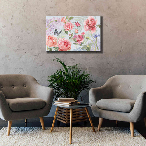 Image of 'Boho Bouquet I Blue' by James Wiens, Canvas Wall Art,40 x 26