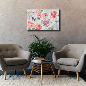 'Boho Bouquet I Blue' by James Wiens, Canvas Wall Art,40 x 26