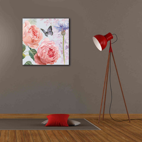 Image of 'Boho Bouquet II Blue' by James Wiens, Canvas Wall Art,26 x 26