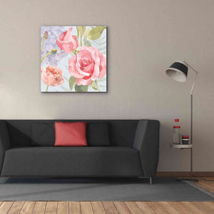 'Boho Bouquet III Blue' by James Wiens, Canvas Wall Art,37 x 37