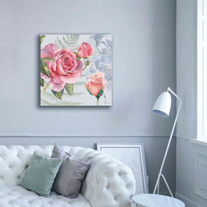 'Boho Bouquet V Blue' by James Wiens, Canvas Wall Art,37 x 37