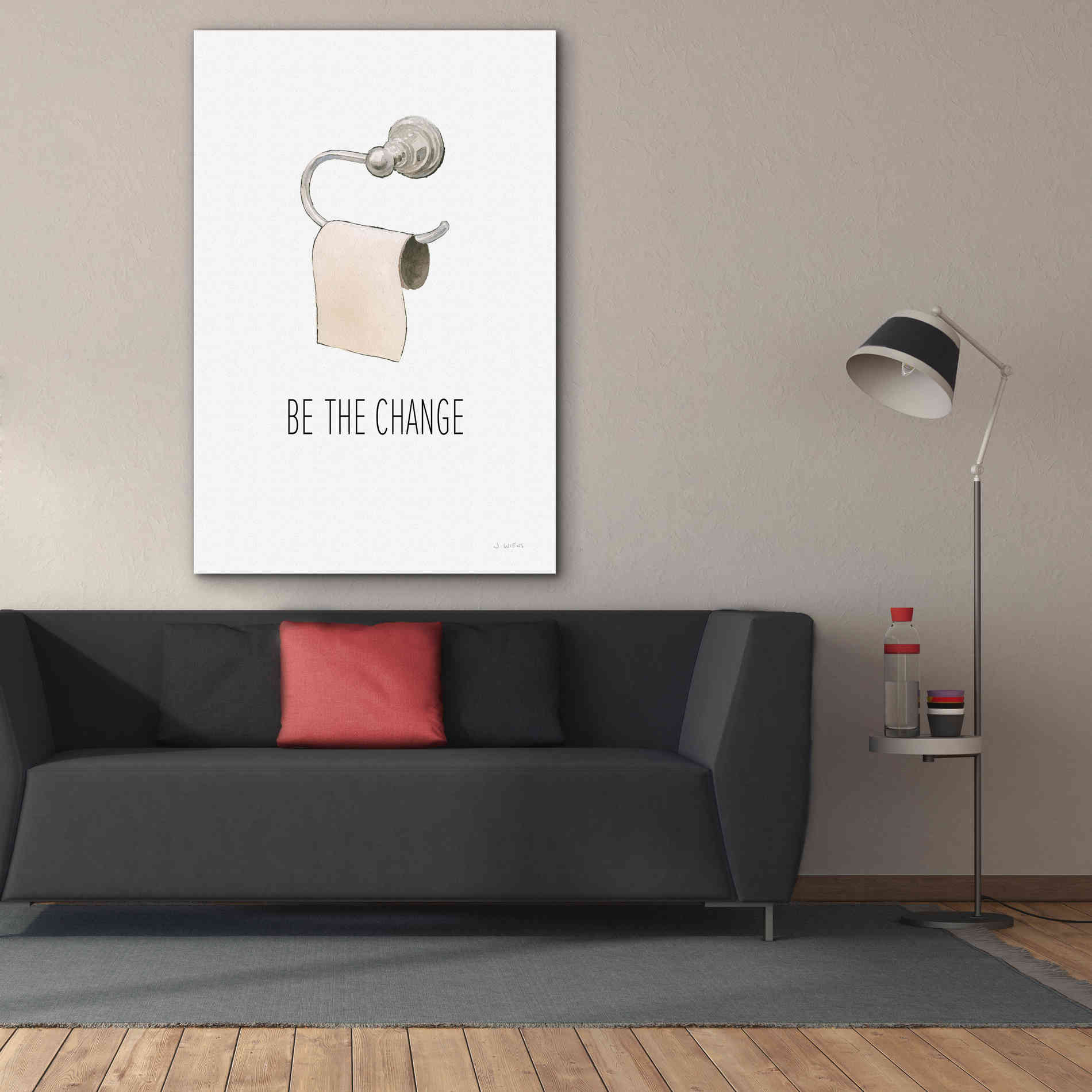'Be The Change' by James Wiens, Canvas Wall Art,40 x 60