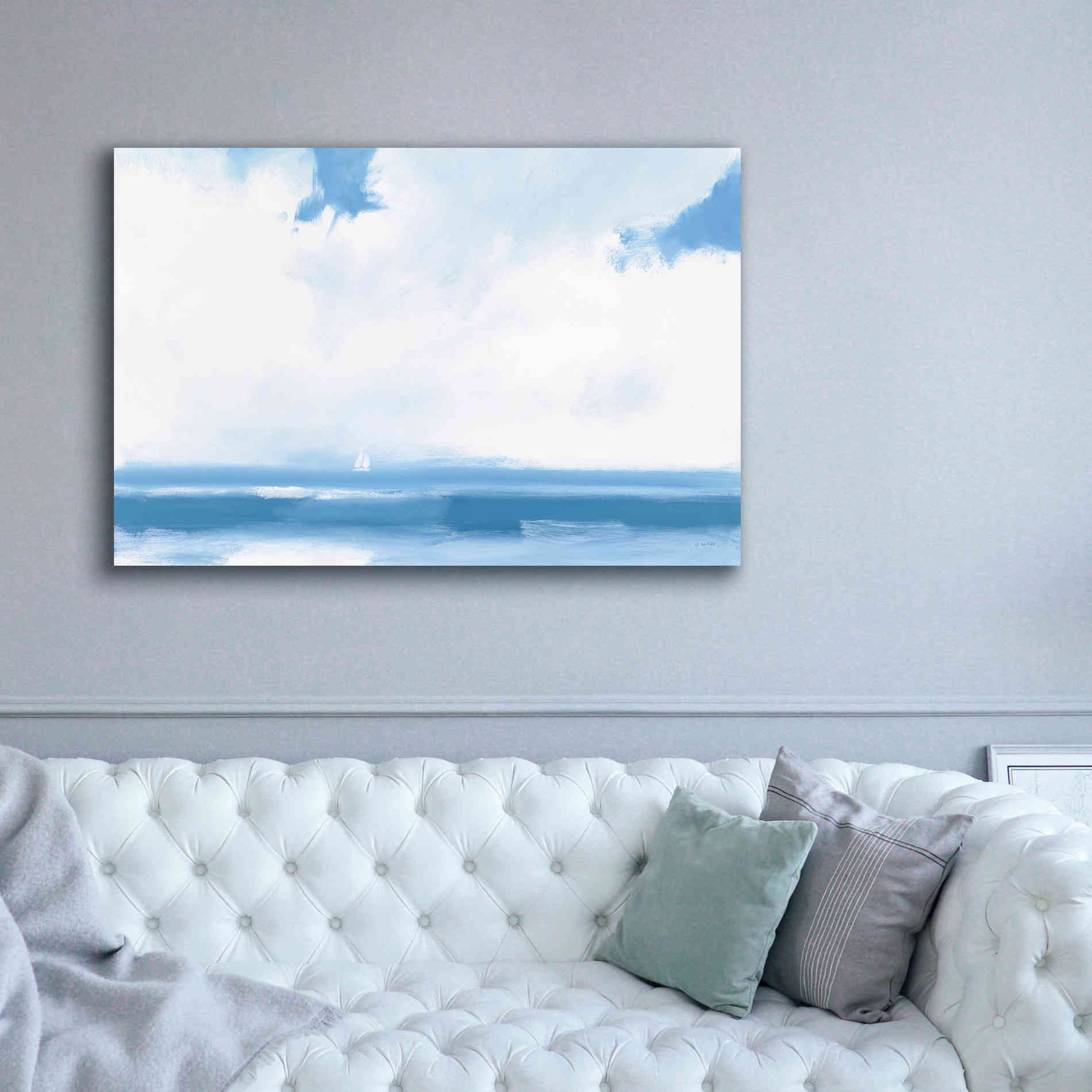 'Oceanview Sail' by James Wiens, Canvas Wall Art,60 x 40