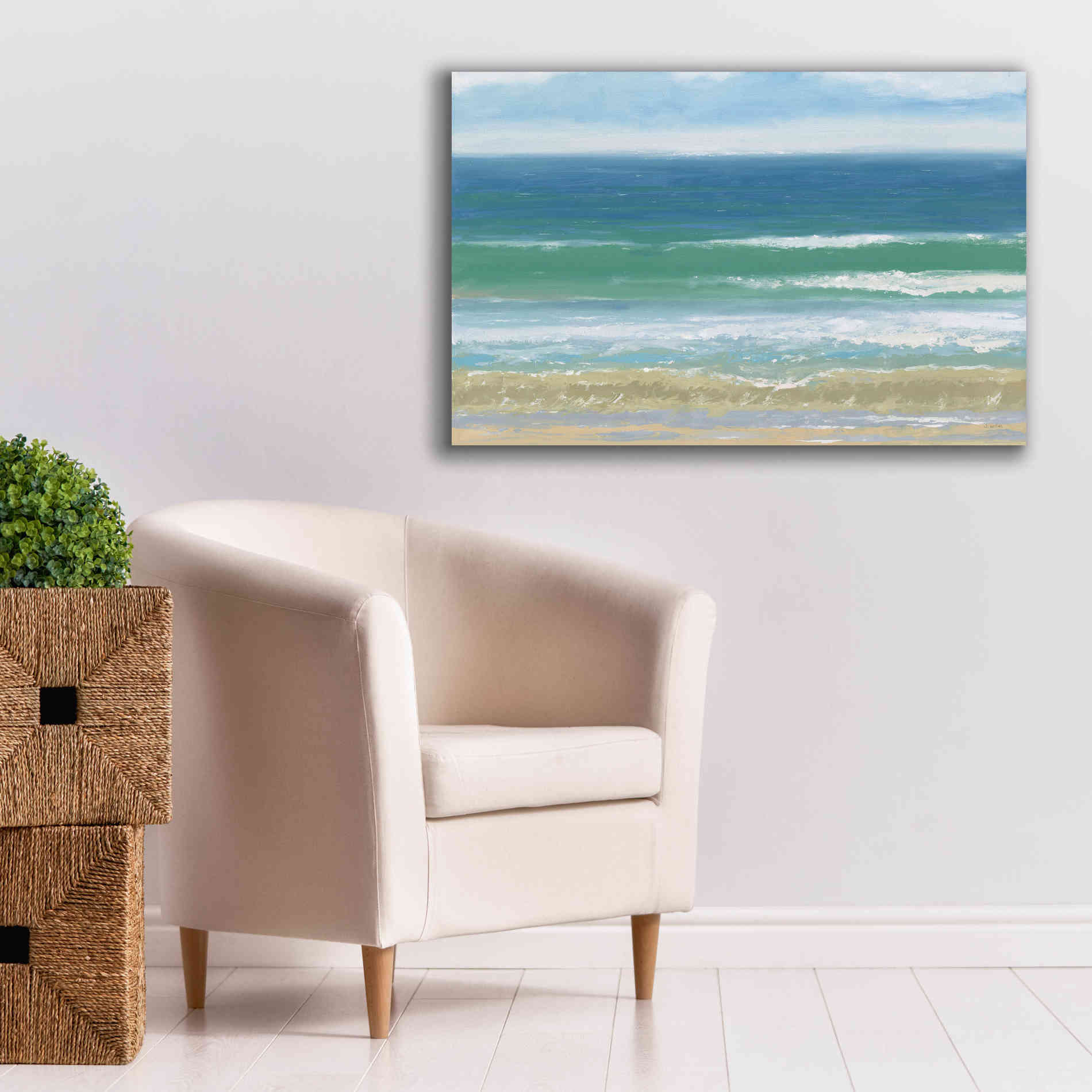'Shoreline' by James Wiens, Canvas Wall Art,40 x 26
