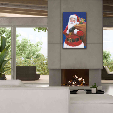 Image of 'James Santa' by James Wiens, Canvas Wall Art,26 x 40