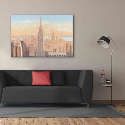 Image of 'Manhattan Dawn' by James Wiens, Canvas Wall Art,60 x 40