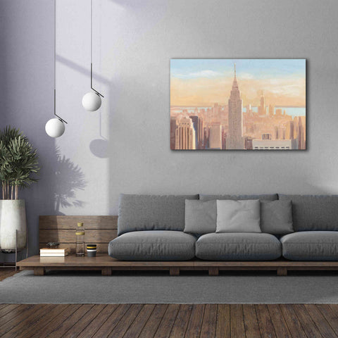 Image of 'Manhattan Dawn' by James Wiens, Canvas Wall Art,60 x 40
