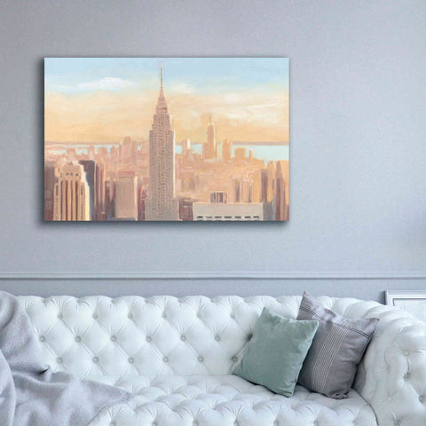 Image of 'Manhattan Dawn' by James Wiens, Canvas Wall Art,60 x 40