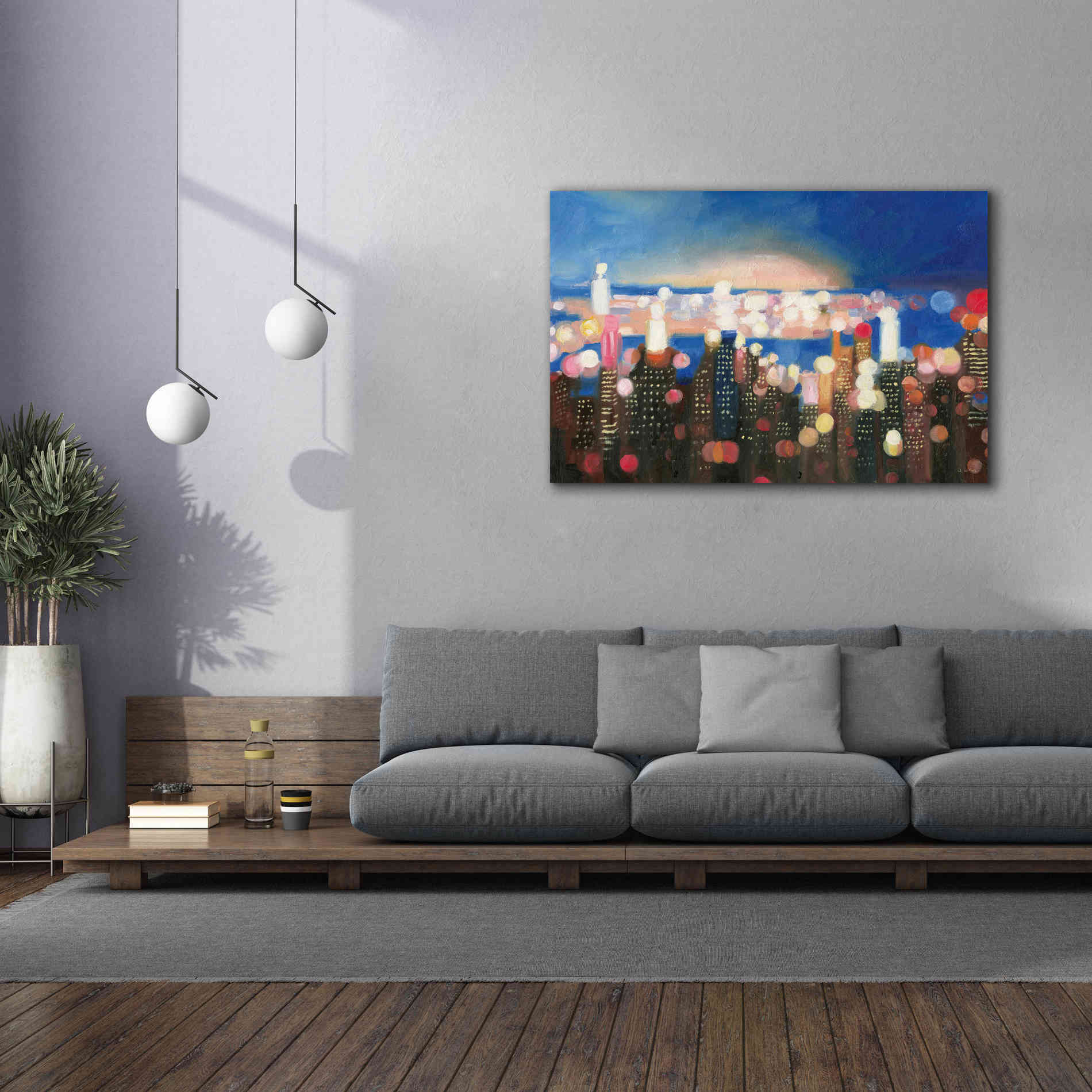'City Lights' by James Wiens, Canvas Wall Art,60 x 40