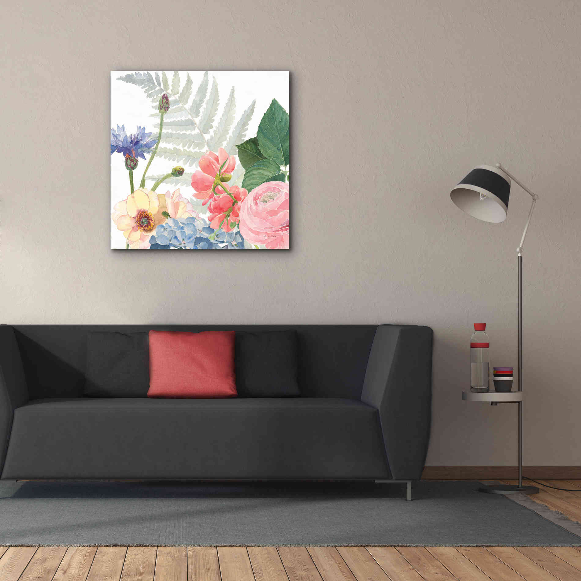 'Boho Bouquet  IX' by James Wiens, Canvas Wall Art,37 x 37