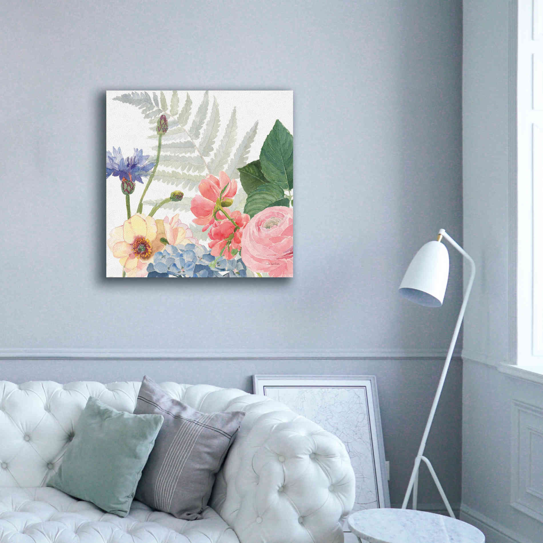 'Boho Bouquet  IX' by James Wiens, Canvas Wall Art,37 x 37