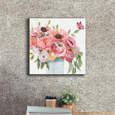 Image of 'Boho Bouquet  XIII' by James Wiens, Canvas Wall Art,18 x 18