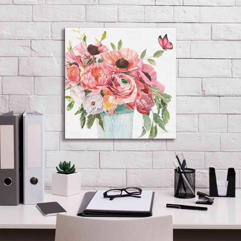 Image of 'Boho Bouquet  XIII' by James Wiens, Canvas Wall Art,18 x 18