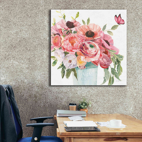Image of 'Boho Bouquet  XIII' by James Wiens, Canvas Wall Art,37 x 37