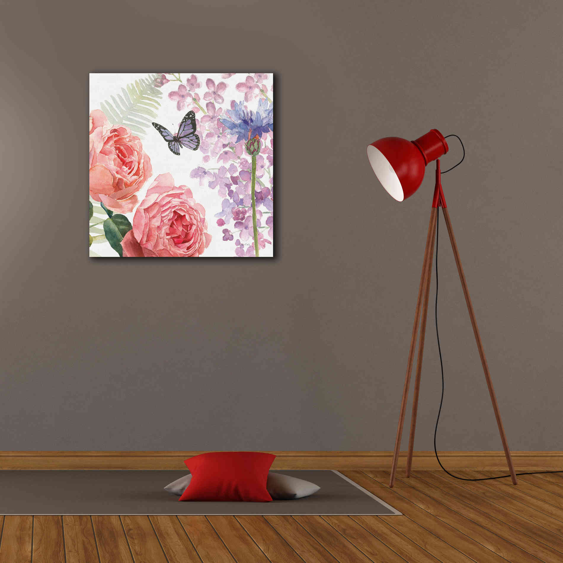 'Boho Bouquet  XV' by James Wiens, Canvas Wall Art,26 x 26