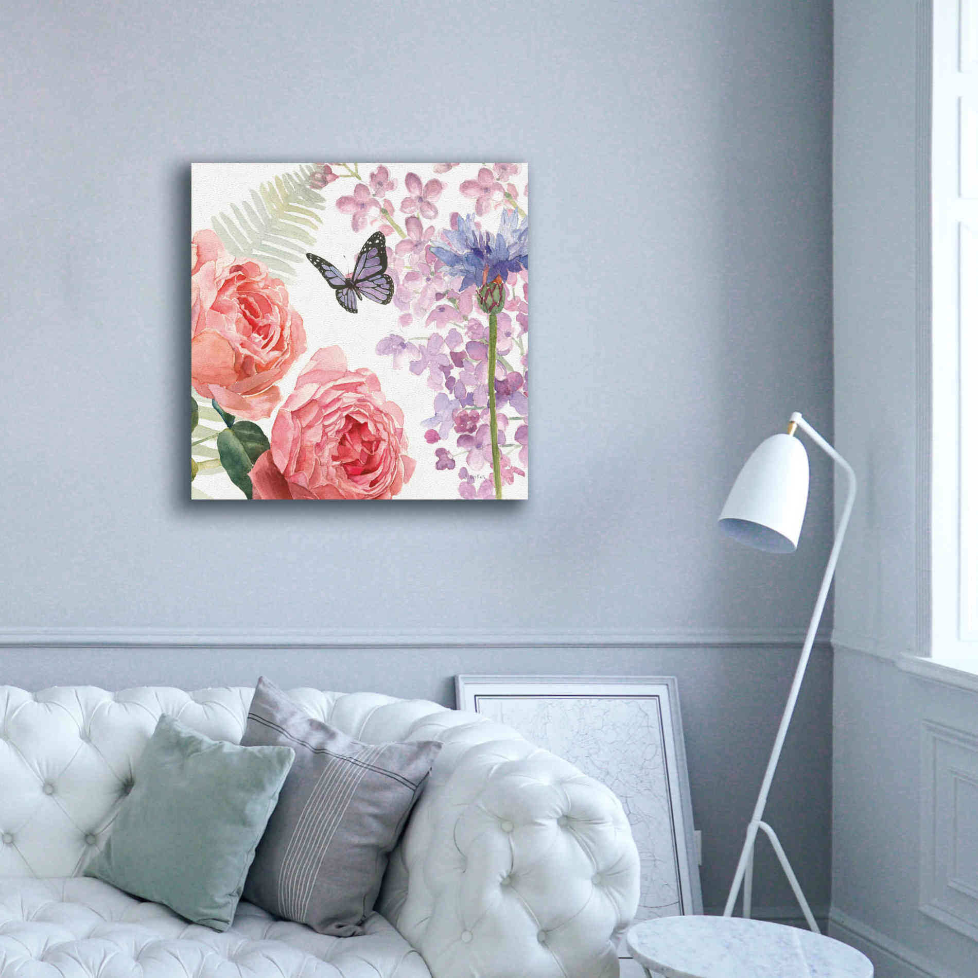 'Boho Bouquet  XV' by James Wiens, Canvas Wall Art,37 x 37