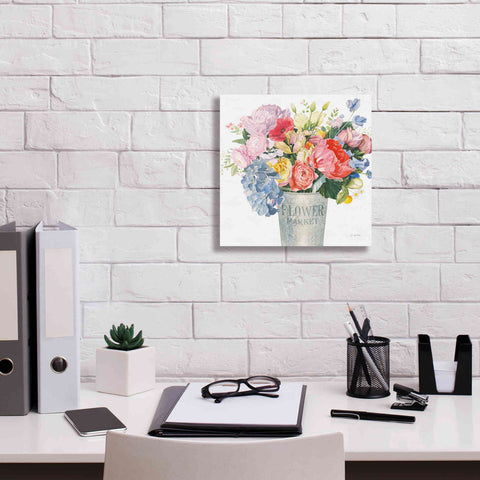 Image of 'Boho Bouquet XVII' by James Wiens, Canvas Wall Art,12 x 12