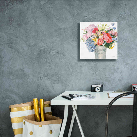 Image of 'Boho Bouquet XVII' by James Wiens, Canvas Wall Art,12 x 12