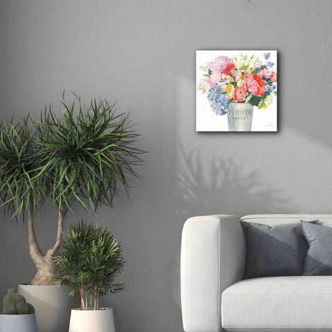 Image of 'Boho Bouquet XVII' by James Wiens, Canvas Wall Art,18 x 18