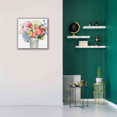 Image of 'Boho Bouquet XVII' by James Wiens, Canvas Wall Art,26 x 26
