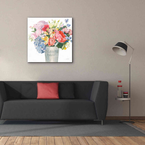 Image of 'Boho Bouquet XVII' by James Wiens, Canvas Wall Art,37 x 37