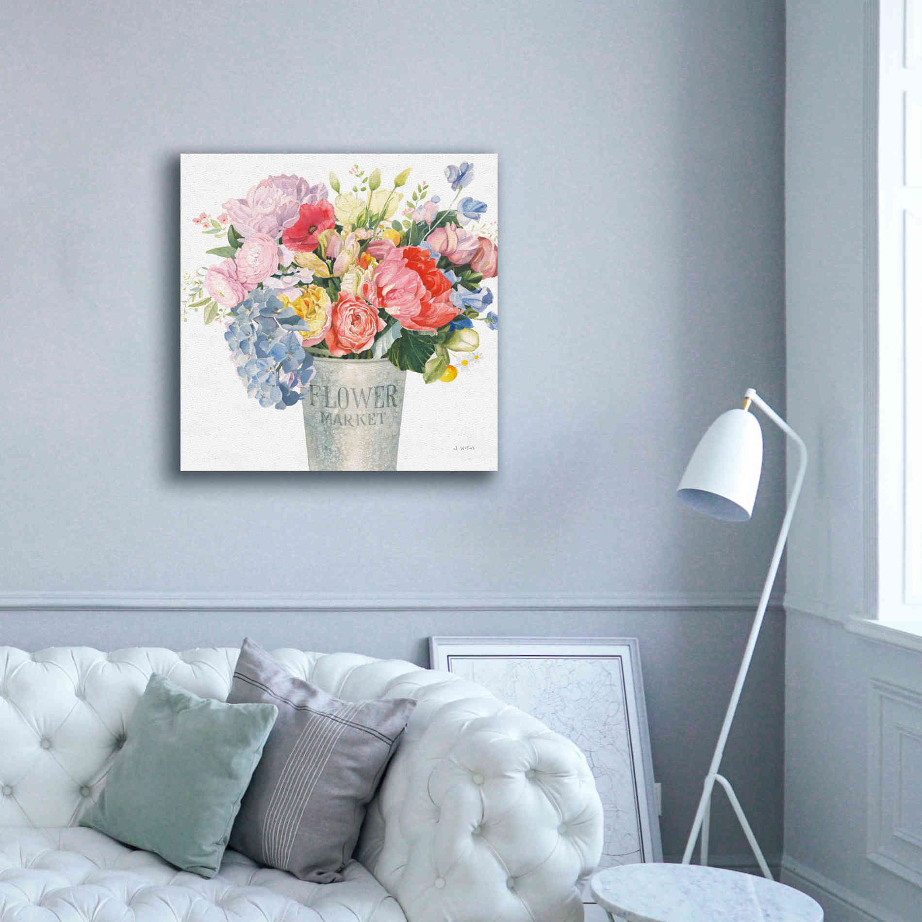 'Boho Bouquet XVII' by James Wiens, Canvas Wall Art,37 x 37