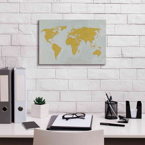 Image of 'Golden World' by James Wiens, Canvas Wall Art,18 x 12