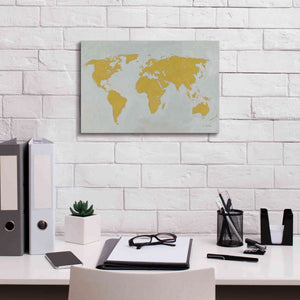 'Golden World' by James Wiens, Canvas Wall Art,18 x 12