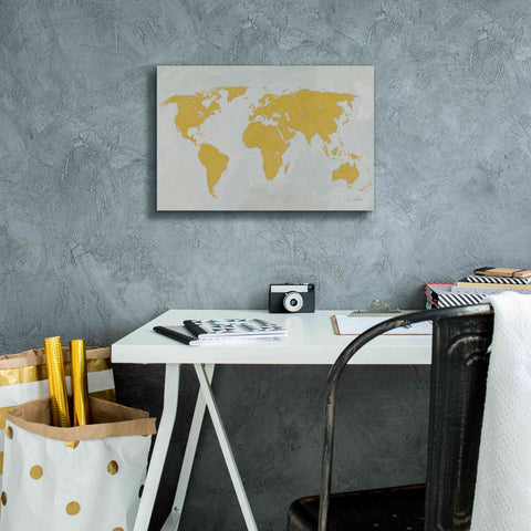 Image of 'Golden World' by James Wiens, Canvas Wall Art,18 x 12