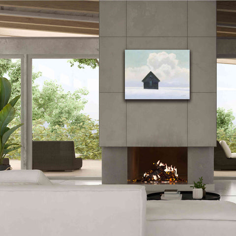 Image of 'Lonely Winter Landscape I' by James Wiens, Canvas Wall Art,34 x 26