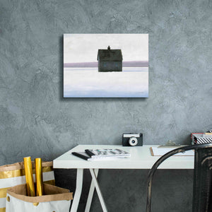 'Lonely Winter Landscape II' by James Wiens, Canvas Wall Art,16 x 12