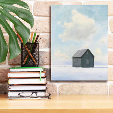 Image of 'Lonely Winter Landscape III' by James Wiens, Canvas Wall Art,12 x 16