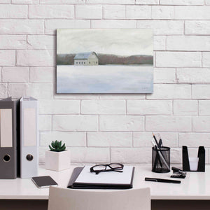 'Winter Barn' by James Wiens, Canvas Wall Art,18 x 12