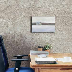 'Winter Barn' by James Wiens, Canvas Wall Art,18 x 12