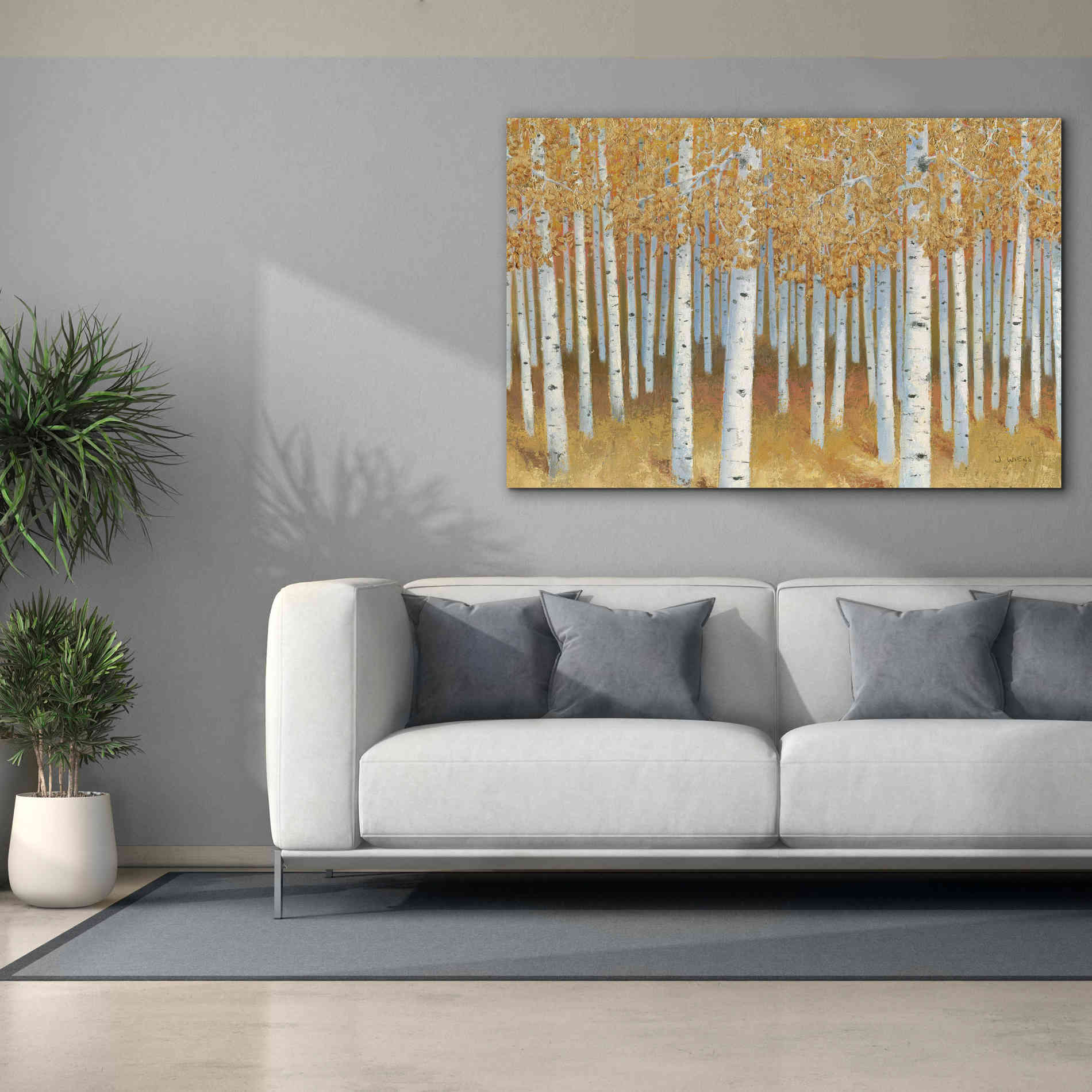 'Forest of Gold' by James Wiens, Canvas Wall Art,60 x 40