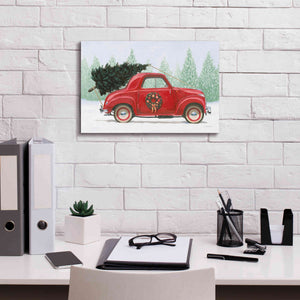 'Christmas Farm I' by James Wiens, Canvas Wall Art,18 x 12