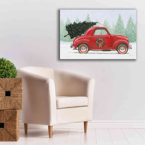 Image of 'Christmas Farm I' by James Wiens, Canvas Wall Art,40 x 26