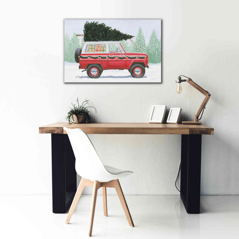 Image of 'Christmas Farm III' by James Wiens, Canvas Wall Art,40 x 26