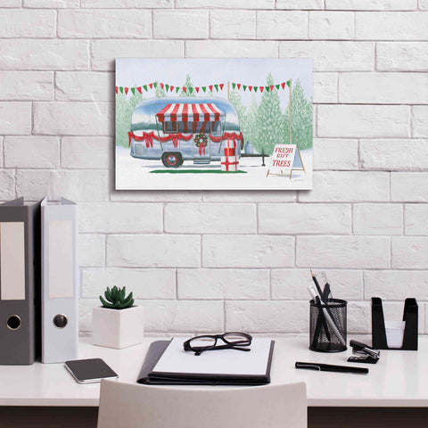 Image of 'Christmas Farm IV' by James Wiens, Canvas Wall Art,18 x 12