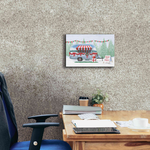 Image of 'Christmas Farm IV' by James Wiens, Canvas Wall Art,18 x 12