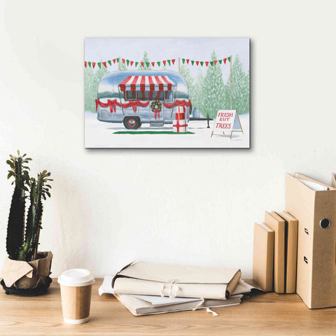 Image of 'Christmas Farm IV' by James Wiens, Canvas Wall Art,18 x 12