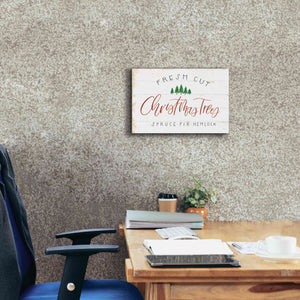 'Christmas Farm V' by James Wiens, Canvas Wall Art,18 x 12