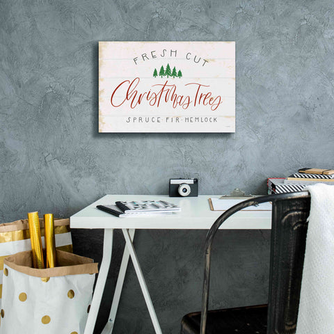 Image of 'Christmas Farm V' by James Wiens, Canvas Wall Art,18 x 12