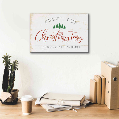 Image of 'Christmas Farm V' by James Wiens, Canvas Wall Art,18 x 12