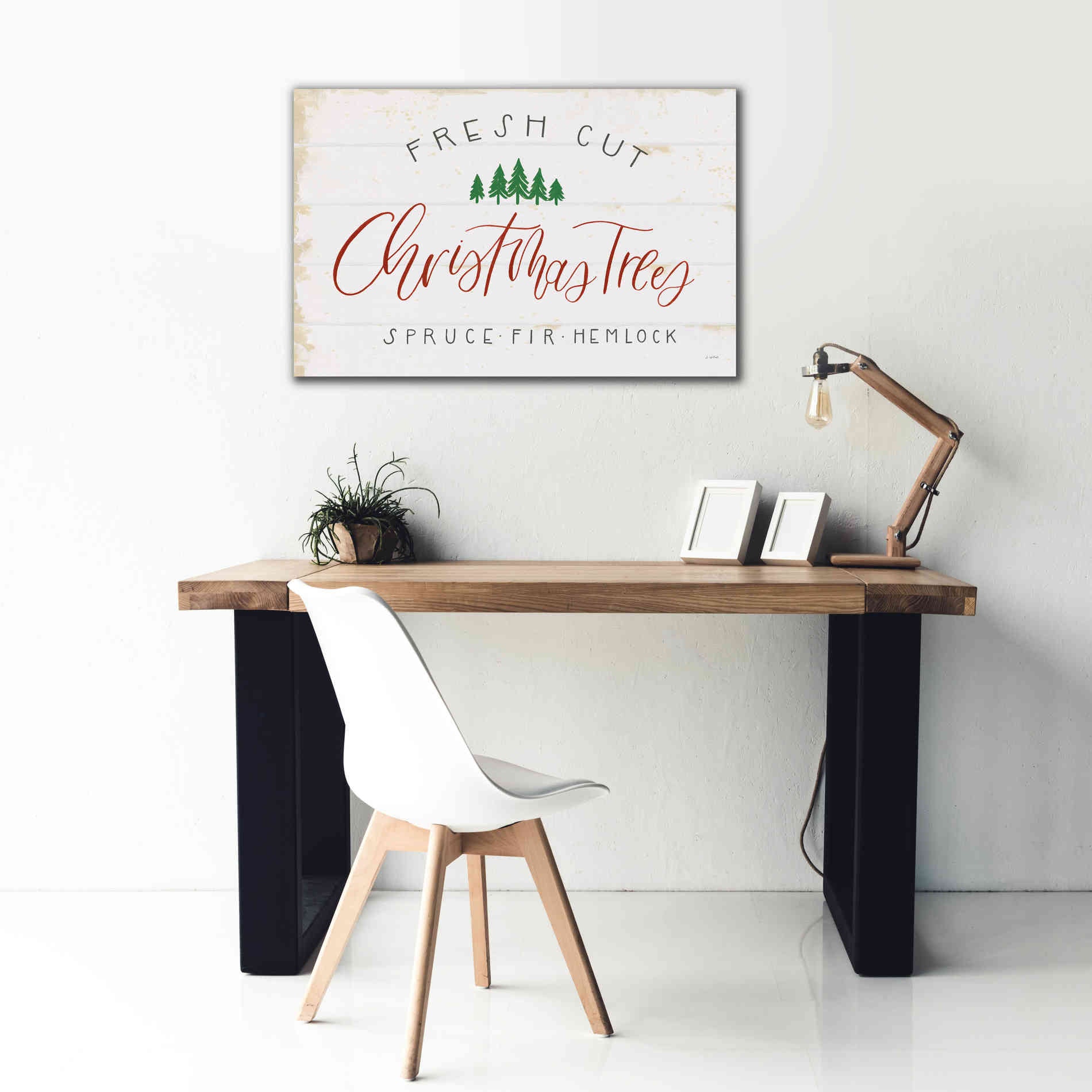 'Christmas Farm V' by James Wiens, Canvas Wall Art,40 x 26
