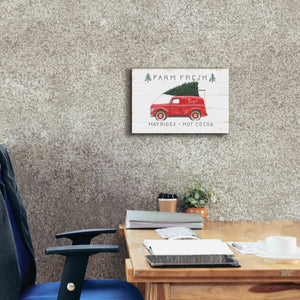 'Christmas Farm VI' by James Wiens, Canvas Wall Art,18 x 12