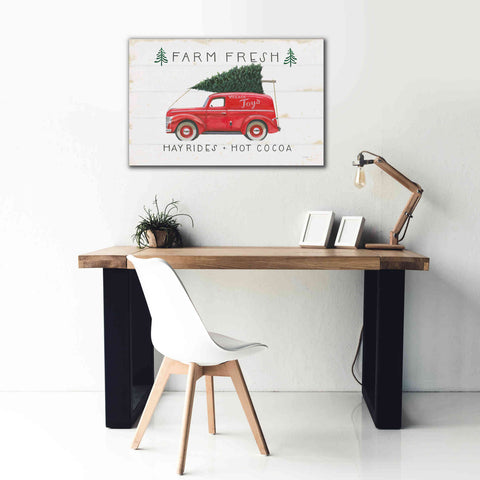 Image of 'Christmas Farm VI' by James Wiens, Canvas Wall Art,40 x 26